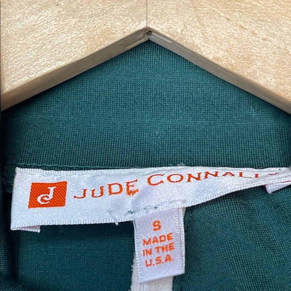 Jude Connally Anna Long Sleeve Dress in evergreen/Ivory - Picture 5 of 9